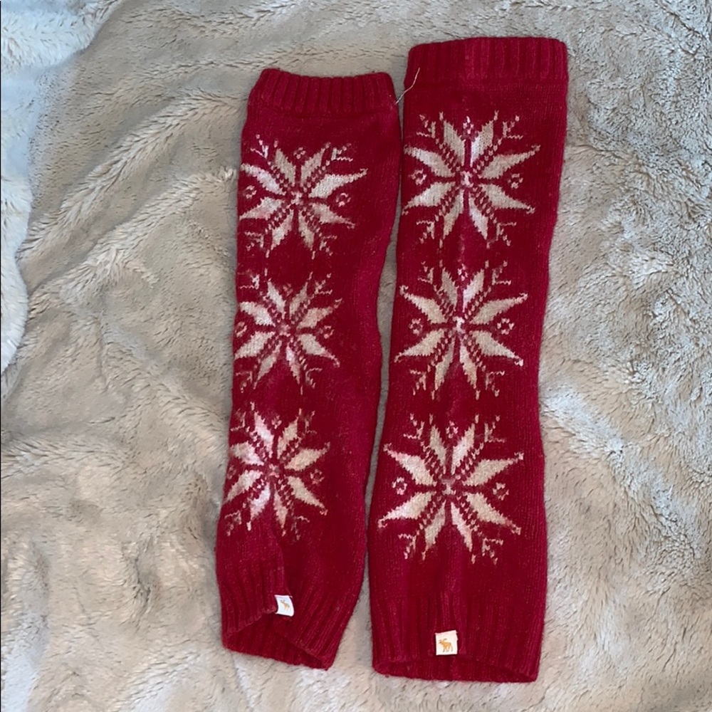 Vintage Abercrombie cotton and wool leg warmers